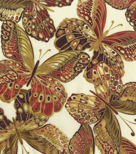 metallic butterfly fabric|butterfly material at joann fabric.